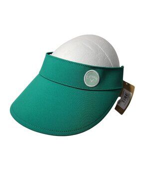 Callaway Womens Sun Visor Hat Golf Adjustable Green Outdoors Pickleball Tennis